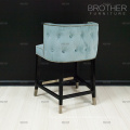 Chinese supplier velvet fabric bar stool chair for bar